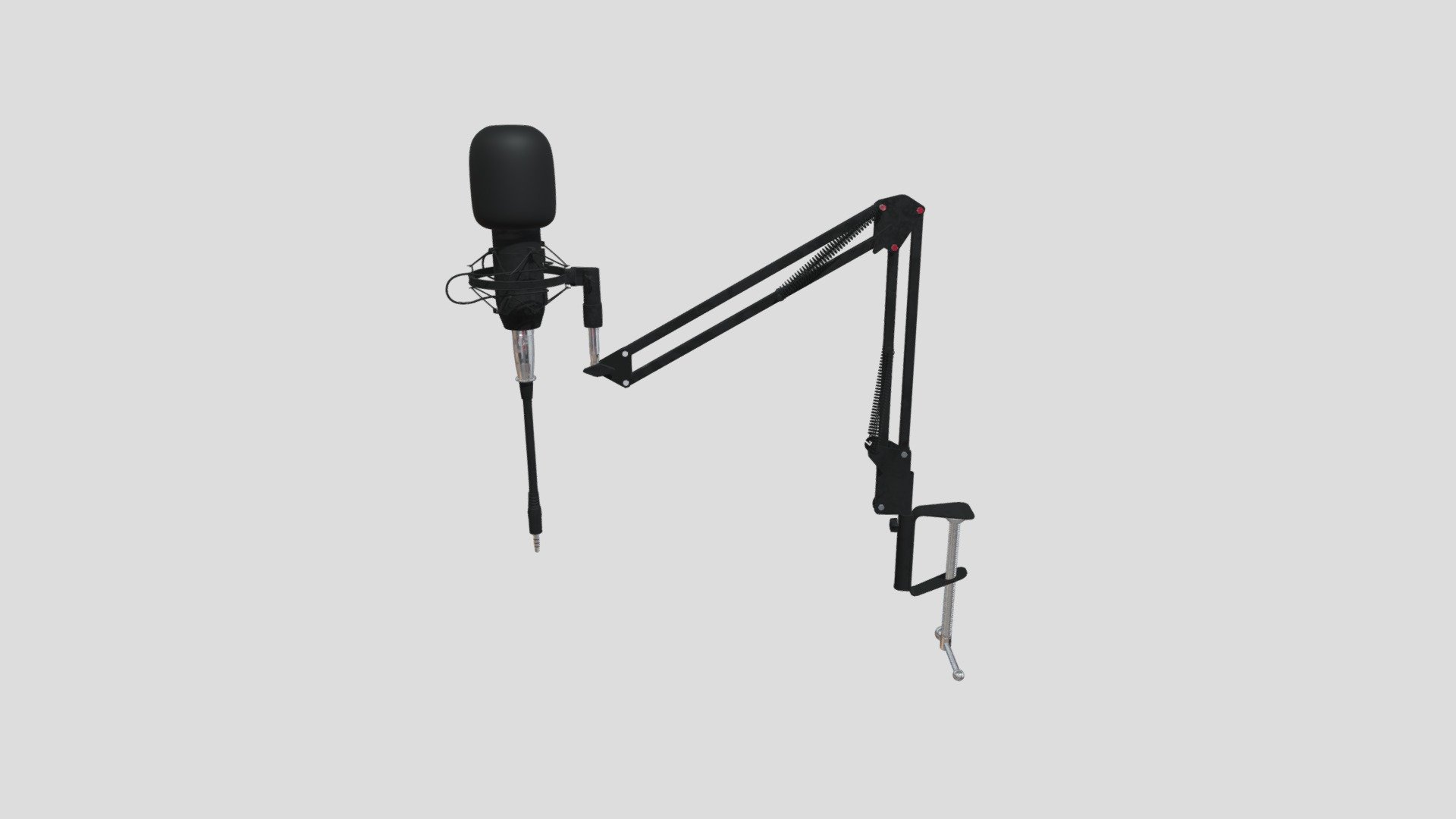 Buy it here: https://www.cgtr//ader.com/3d-models/electronics/audio/generic-microphone-and-stand

or contact me via tomasjdle@gmail.com for a 5$ discount

A generic Microphone with procedurel textures made in blender, obj and fbx have simple materials (previews are only for the blender version). *** Expandable output wire


Microphone stand
Prodcedural antipop material
Detailed Renders, photorealistic finish**

Ready to rig model, if I make a rig down the line whoever purchased this model will get the upgrade for free, contact me tomasjdle@gmail.com with proof.

The microphone resembles a FIFINE f-800 with a generic stand

All parts are separated and some are parented

Warning: use blender for the most detailed version of this model - Microphone - 3D model by tomasjdle 3d model