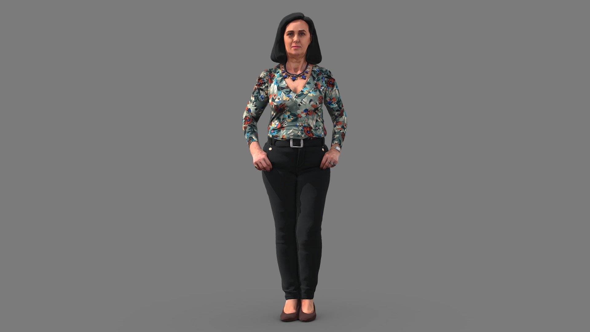 Today we present you a 3D digital model of a lady, a unique and exclusive piece that will make your designs stand out from all the others. With incredible precision in detail and texture, this 3D digital model will allow you to see the woman from different angles and customize her clothing and accessories to your liking.
Whether you are a fashion designer, a digital artist or an advertising creative, this 3D digital model will allow you to take your ideas to a new level of realism and quality.
Can be printed in any method you want, can also be used for 3D animation 3d model