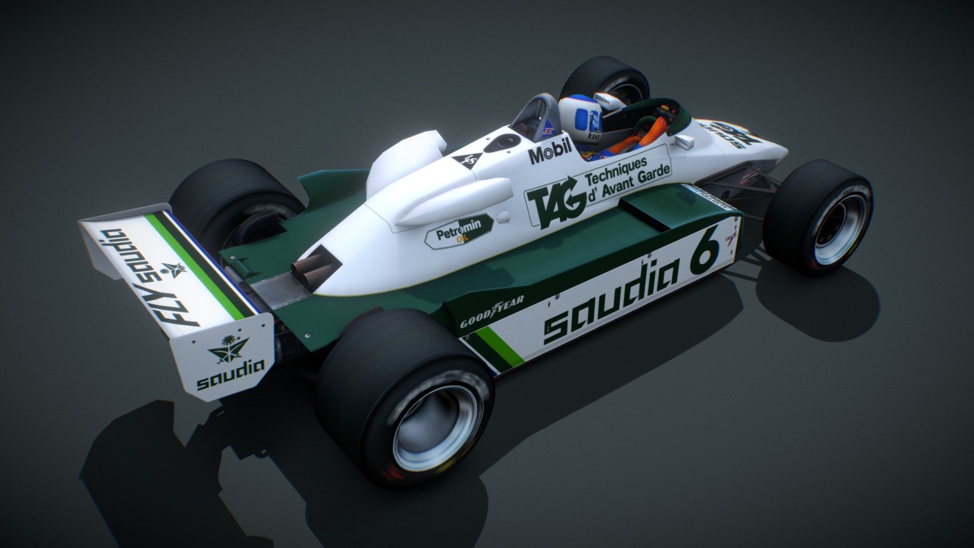 This model is for papercraft. https://twitter.com/sunny_781112 - Williams FW08 / Keke Rosberg / 1982 - 3D model by Sunny78 3d model