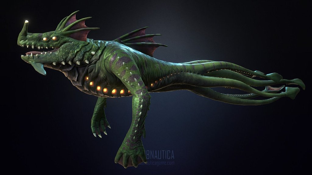 subnauticagame.com - Sea Dragon - 3D model by Fox3D 3d model