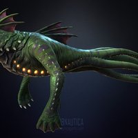 Sea Dragon creatures, final, subnautica, fox3d