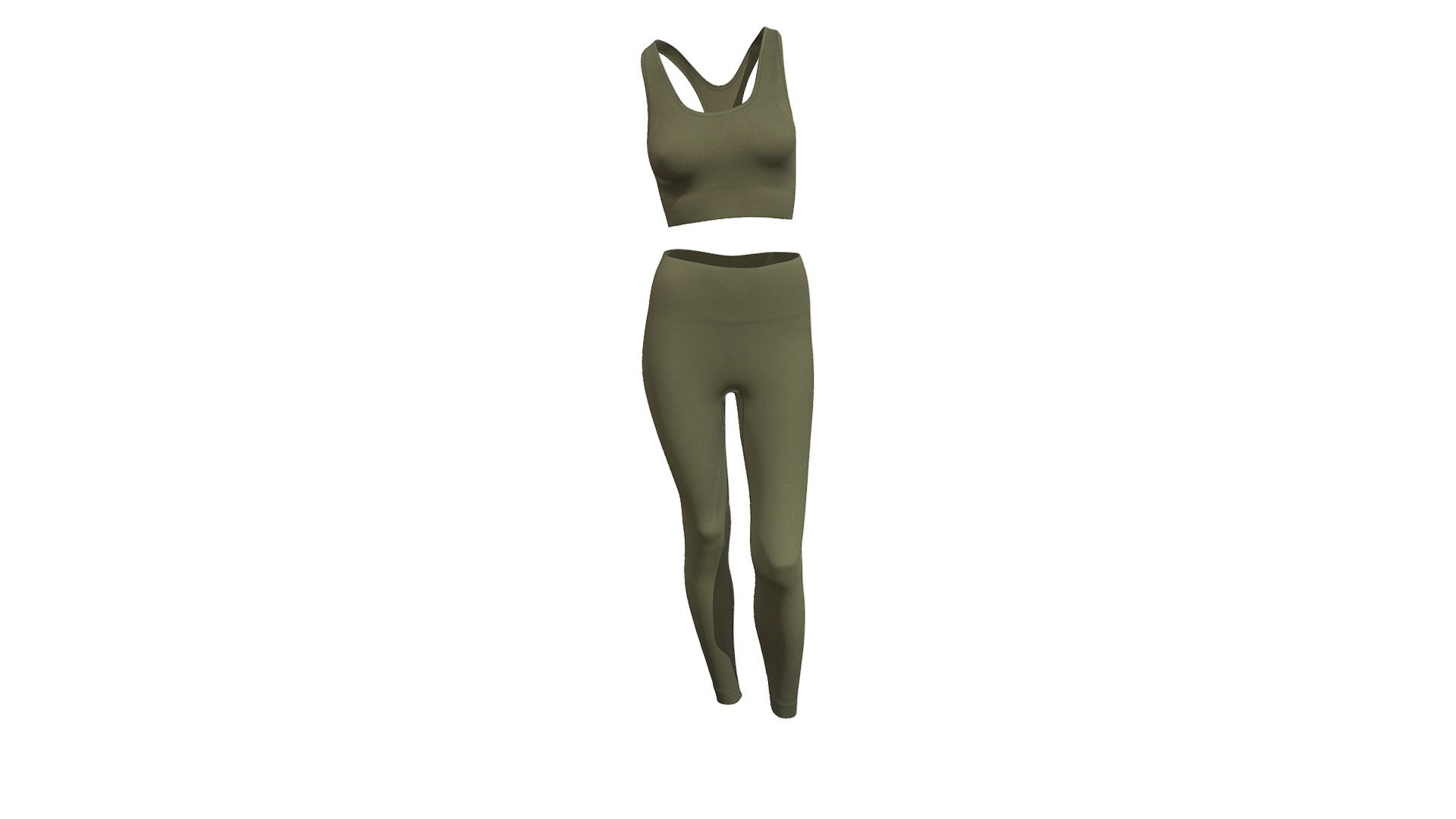 Yoga_set_Ivy_Green - 3D model by EMMERSIV 3d model