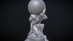 Hercule holding the globe