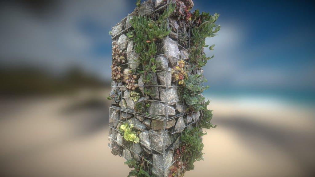 Scanned on Brighton promenade, July, 2015 - Vertical Rock Garden, Brighton, UK - Download Free 3D model by Thomas Flynn (@nebulousflynn) 3d model