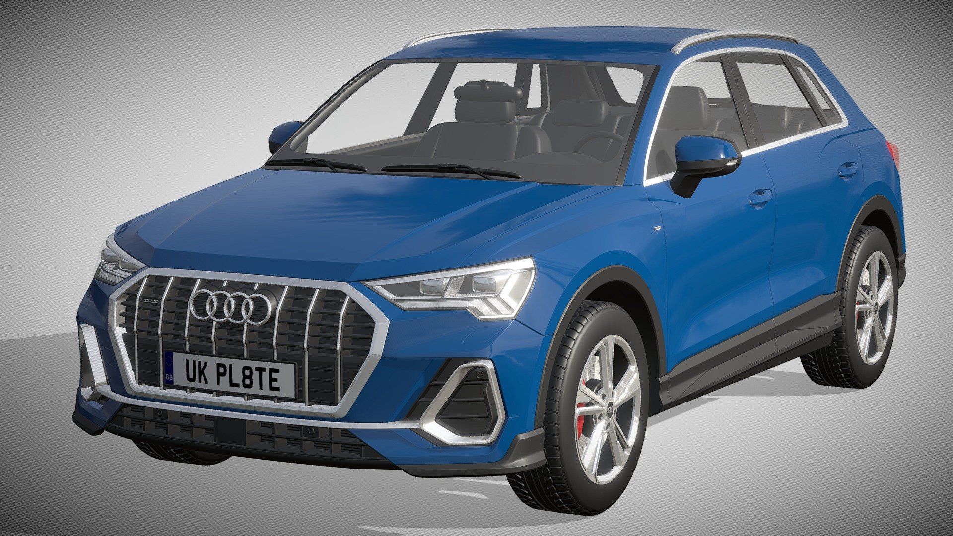 Audi Q3 2020

https://www.audiusa.com/models/audi-q3

Clean geometry Light weight model, yet completely detailed for HI-Res renders. Use for movies, Advertisements or games

Corona render and materials

All textures include in *.rar files

Lighting setup is not included in the file! - Audi Q3 2020 - Buy Royalty Free 3D model by zifir3d 3d model