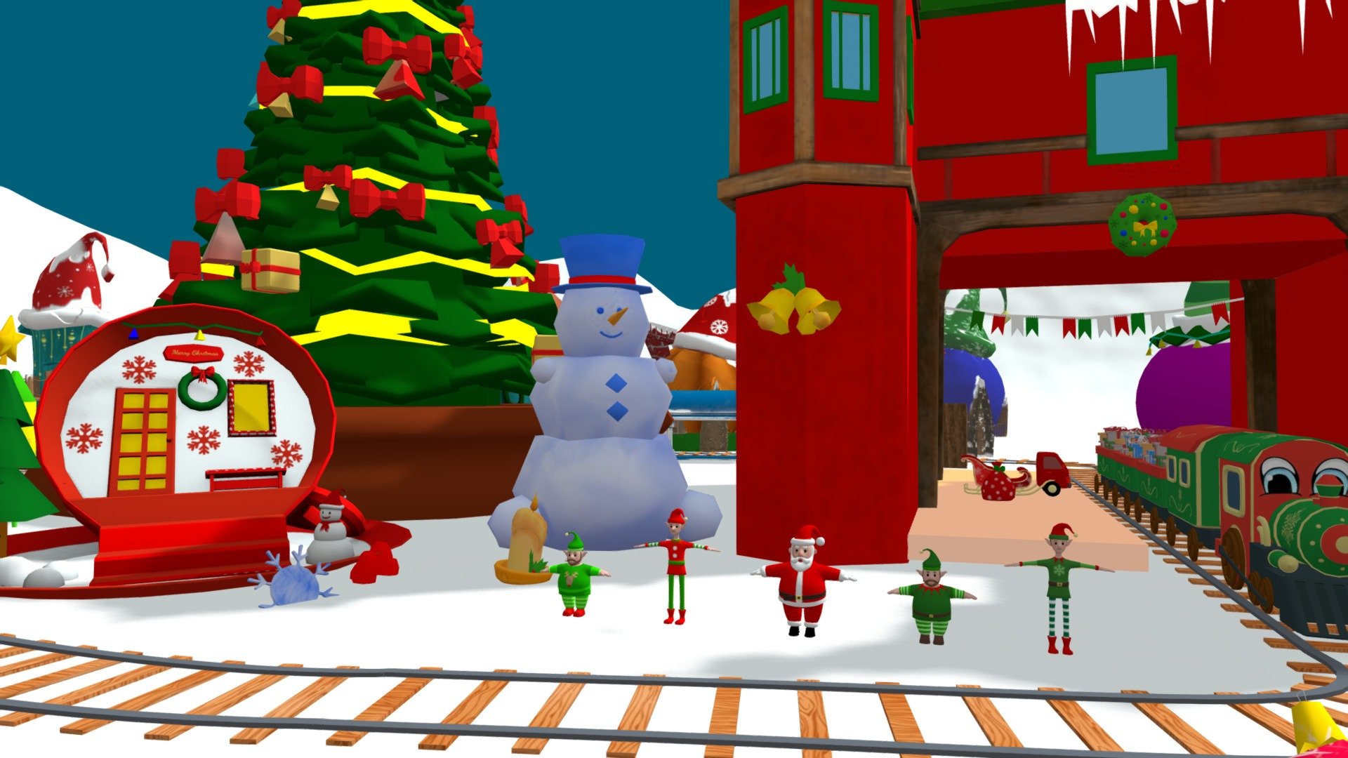 Christmas pack is a comprehensive, all-in-one gaming pack that includes everything you need to create a cartoon and magic immersive gaming world.


From Santa, Elves and magic train to buildings and environment assets, the Christmas pack has it all. With this pack, you can create your own winter wonderland right in Unity.

The Christmas pack contains:




A high-quality Santa model with festive textures

3 unique character models with 2 skin options

A detailed magic train with 4 carriages and associated props

12 complete buildings with multiple textures and style options

15 environmental assets including trees, gifts, Christmas socks etc.

This is a Bundle of Santa Claus and Elves Christmas Characters.

With this pack, you can create a festive gaming world that your players will love.  

We look forward to your feedback so we can create more assets for YOU!

Includes Files: FBX, Blender, DAE, OBJ, STL and Textures All - Christmas City Full Pack - Buy Royalty Free 3D model by HayqArt 3d model