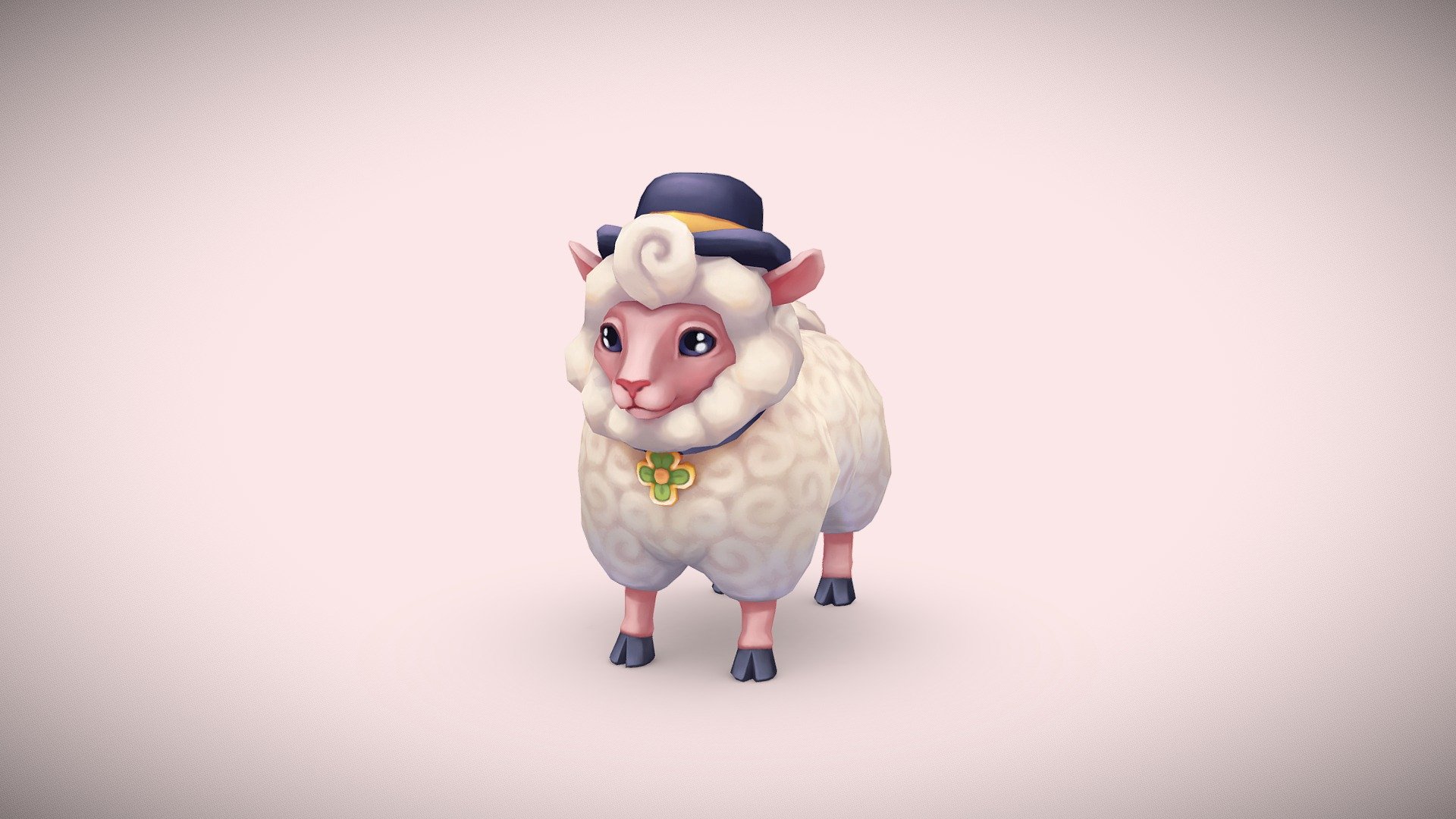 Designed for Gallery: Coloring Book &amp;amp; Decor - Sheep - 3D model by flafflypuff 3d model