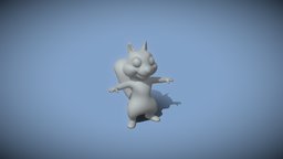 Cartoon Squirrel Rigged Base Mesh 3D Model base, forest, toon, cute, mesh, wild, mammal, squirrel, fur, nature, woods, rodent, chipmunk, base-mesh, character, cartoon, animal, rigged, cartoon-squirrel
