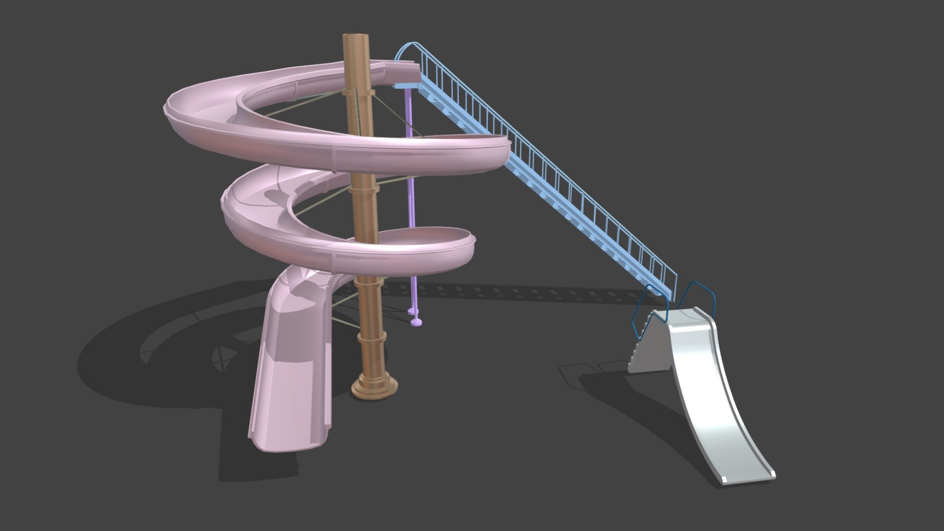 Children Slide - 3D model by llllline 3d model