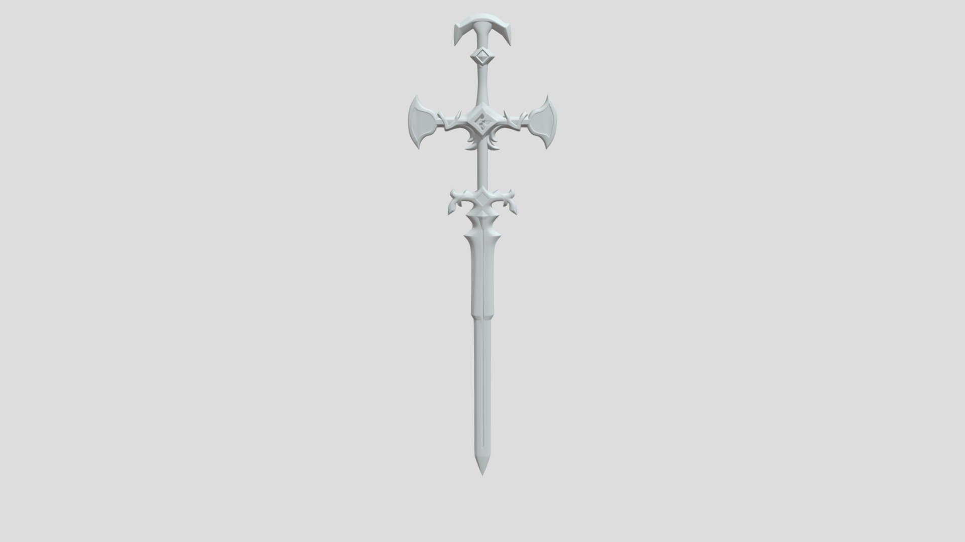 3D Printable viego sword from League of Legends - Viego League of Legends 3D Printable Sword - 3D model by LLOYDO 3d model