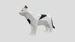 Standing Cat Papercraft cat, polygonal, papercraft, papertoy, low-poly-model, lowpolymodel, papermodel, low_poly, low-poly, lowpoly, polygon