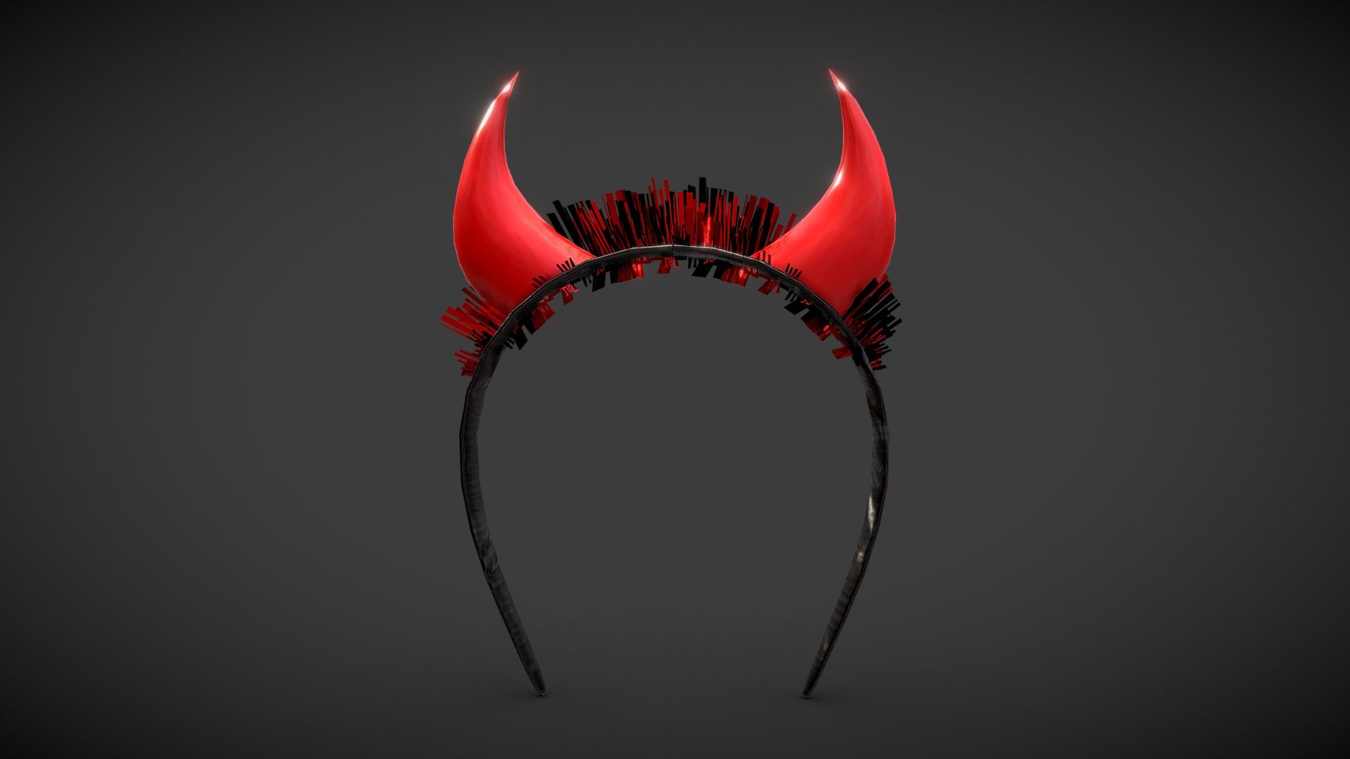 Devil Horns Headband - low poly

4096x4096 PNG texture

Triangles: 3k
Vertices: 2.1k




my party / birthday collection &lt;&lt;

Hats - Headwear &lt;&lt;
 - Devil Headband - low poly - Buy Royalty Free 3D model by Karolina Renkiewicz (@KarolinaRenkiewicz) 3d model