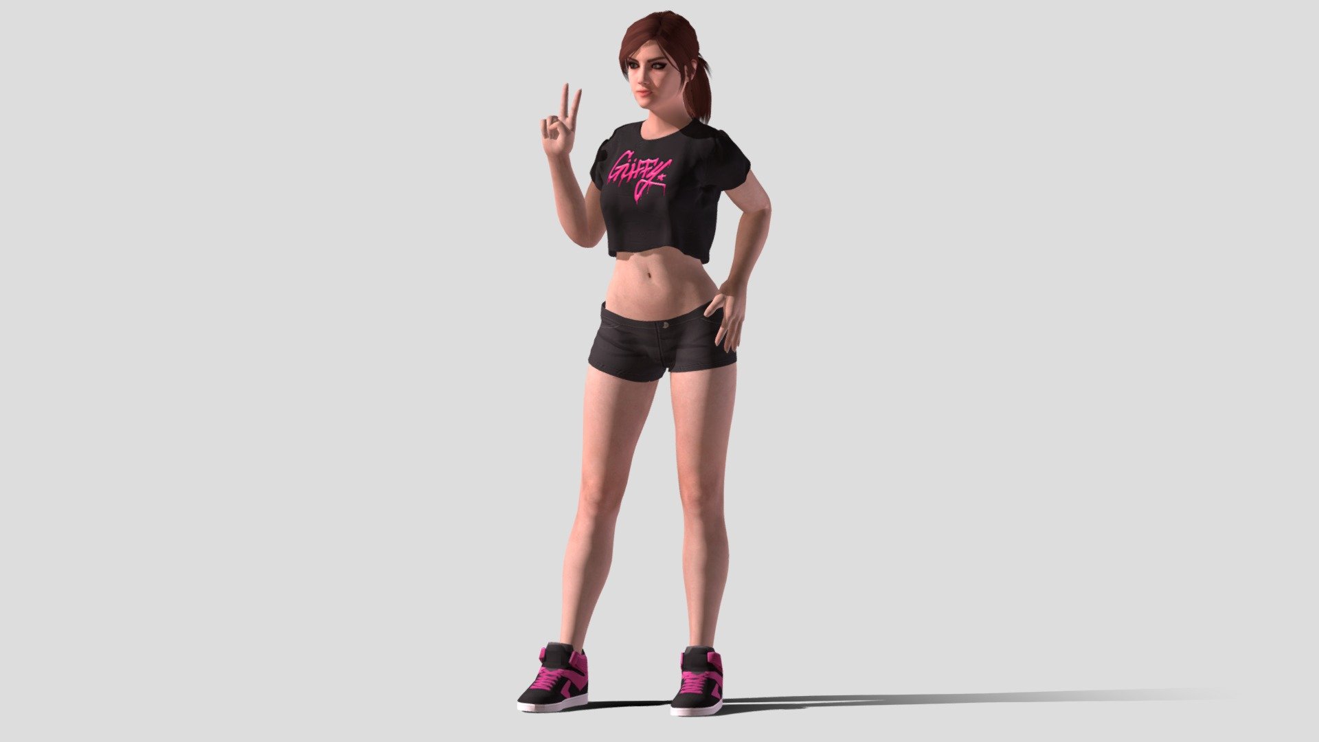 Assistant - Guffy Girl - Download Free 3D model by rexxgta1993 3d model