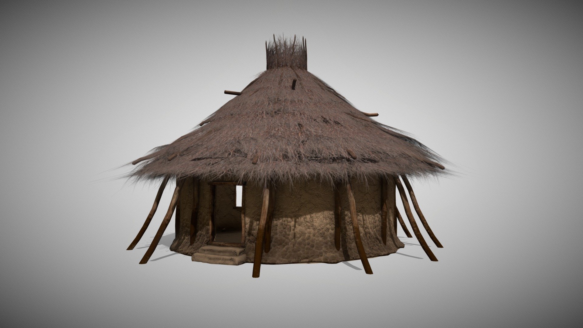 High quality realistic Asset , Ready for any usage (games, animations, education, etc)
inspired by sudanese rural environments and thatched cottage - Cottage - Buy Royalty Free 3D model by Aminnaderio 3d model