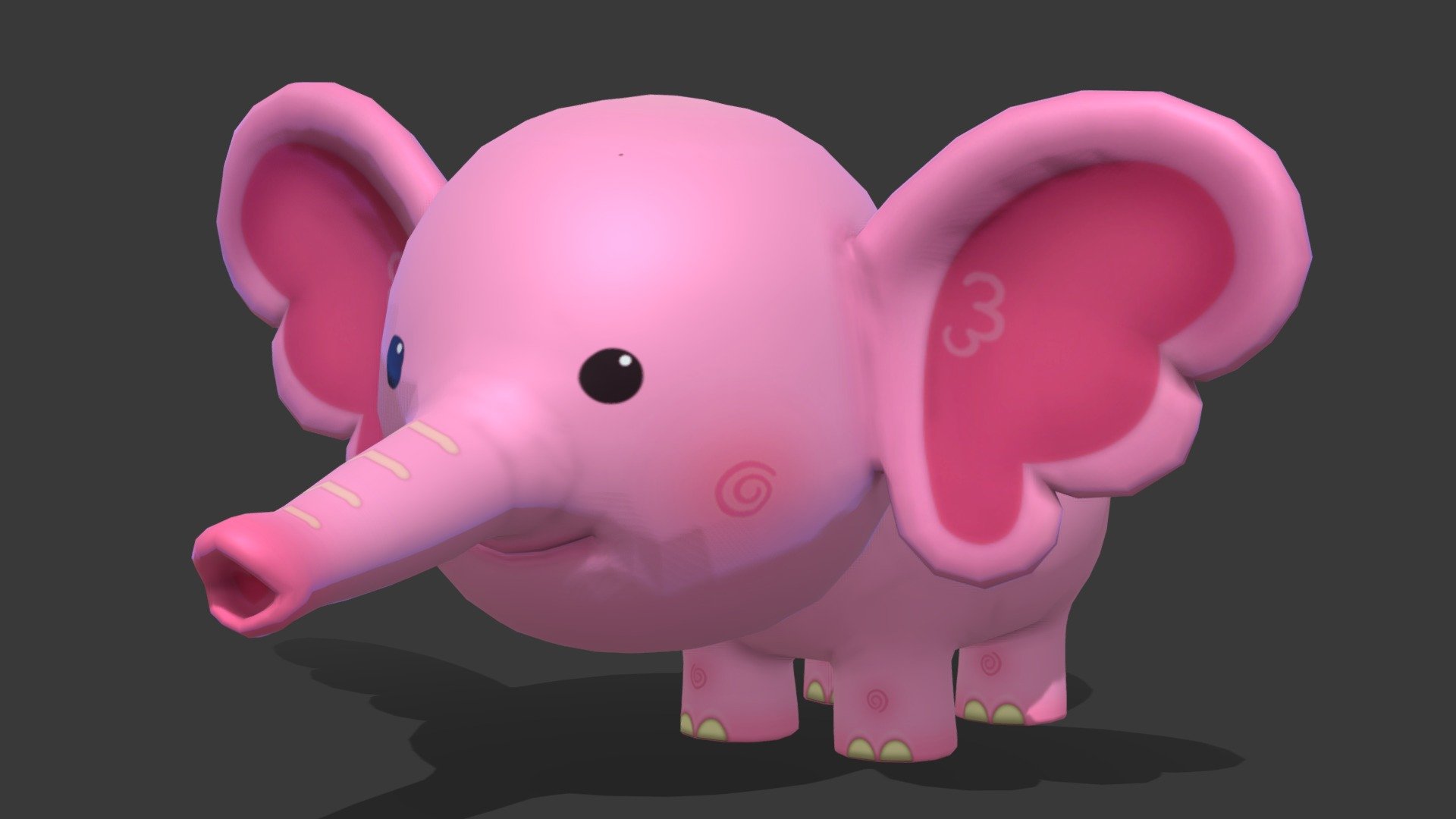 Elephant - Buy Royalty Free 3D model by ostrich (@gohean33) 3d model