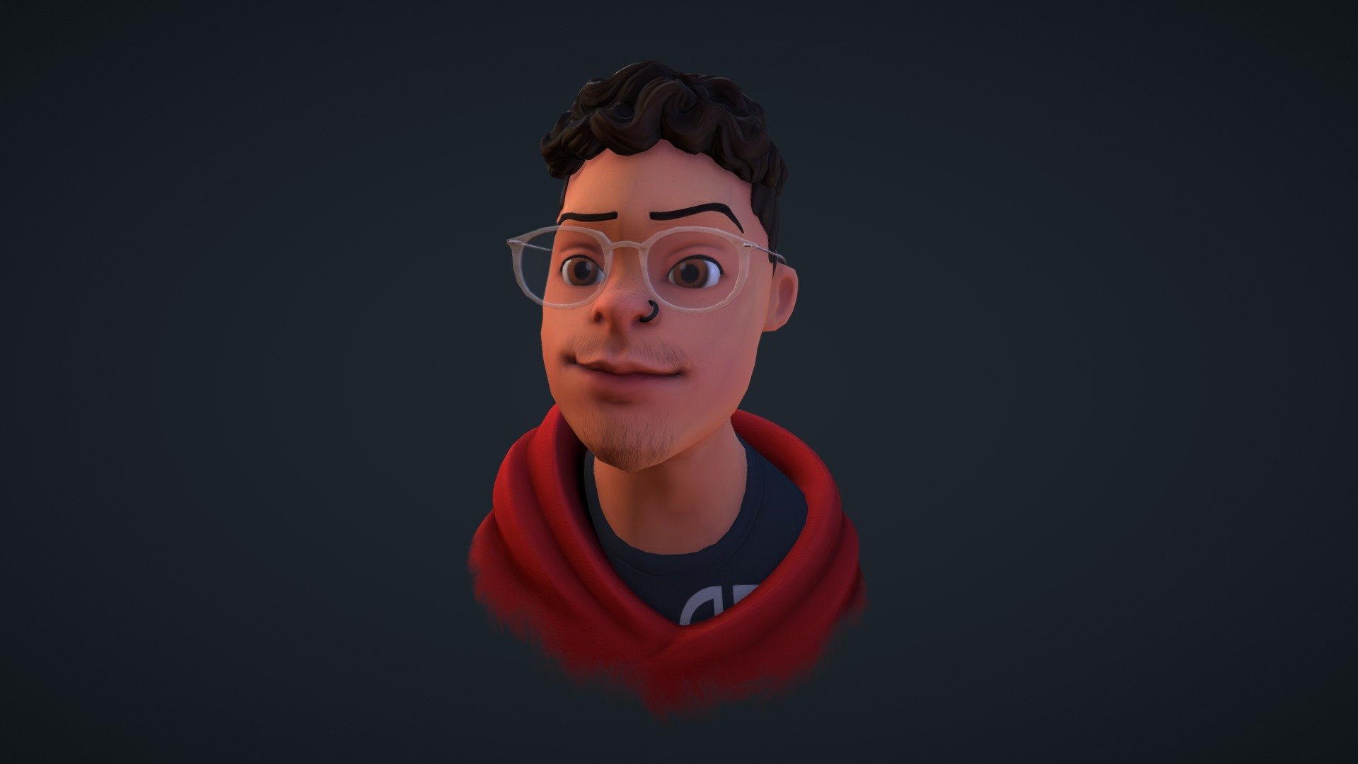 This is my take on a stylized version of myself! Sculpting was done in zBrush and texturing in Substance Painter. 

I hope you like it! :) - Stylized Self-Portrait - 3D model by MarleyBlom3D 3d model
