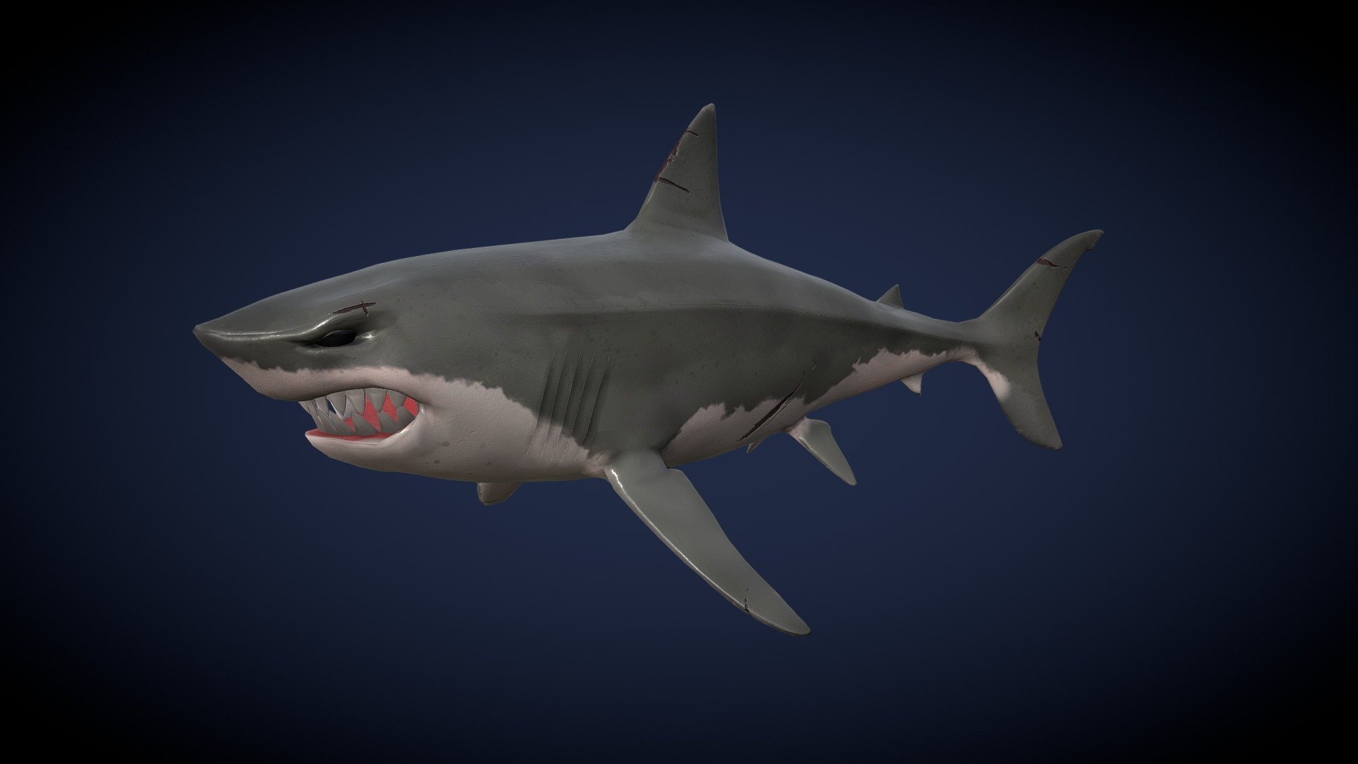 If you download the model make sure to like it. Thank you!
I modeled it and UV mapped in Maya, then I used Substance Painter for texturing.

https://www.artstation.com/jeromeangeles - Low Poly Shark - Buy Royalty Free 3D model by Jerome Angeles (@jeromeangeles) 3d model