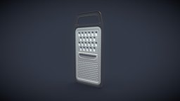 Cheese Grater archviz, detailed, kitchen, cheese, kitchenware, grater, utensils, low-poly, lowpoly, gameasset, gameready