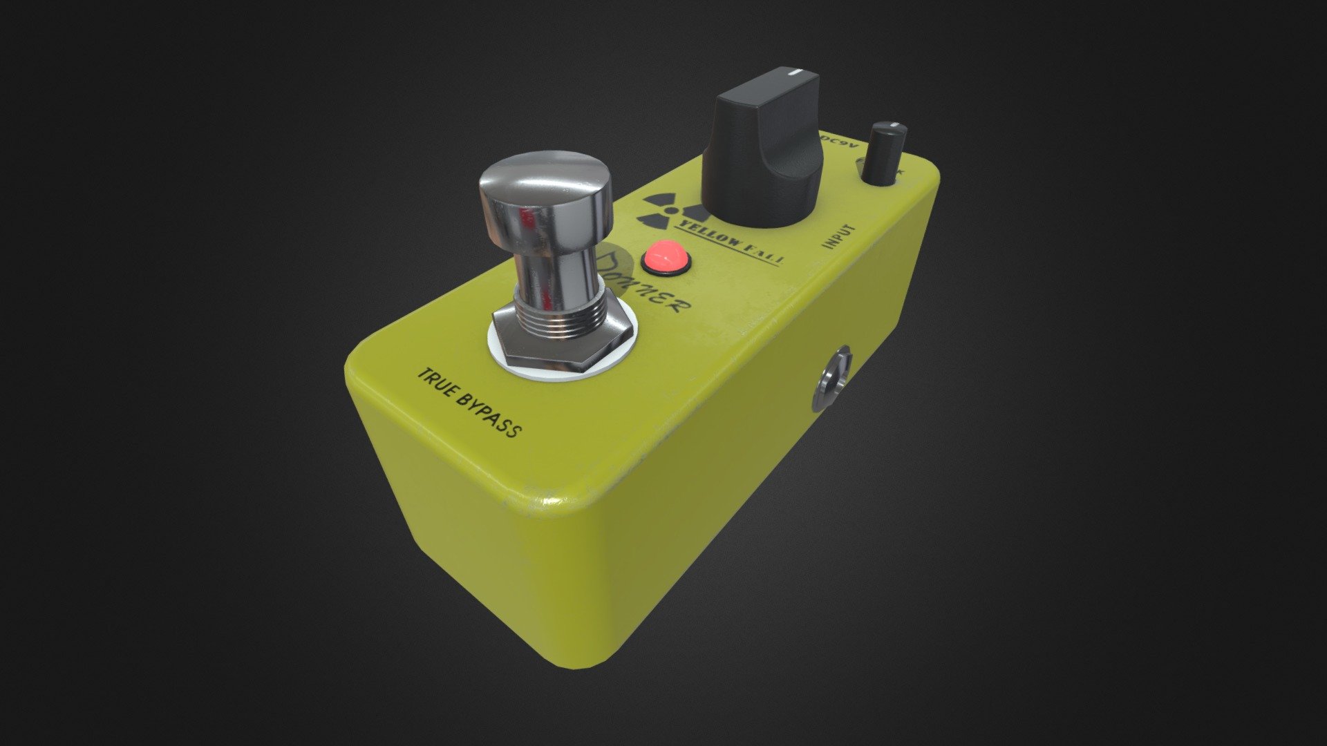 Guitar Delay Pedal - Download Free 3D model by Ryan_Nein 3d model