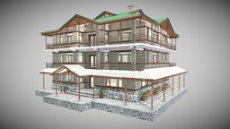 Dev House villa, residence, unwrap, pbr, house, home, building