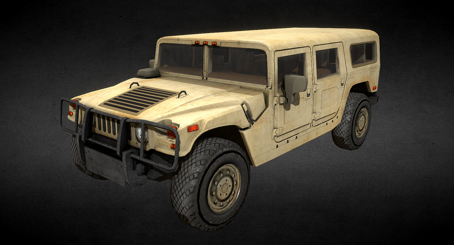 -link removed-#!/content/30893 - Hummer H1 - 3D model by CraftworkMobile 3d model