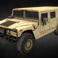 Hummer H1 games, army, hummer, unity, mobile, military, 3dmodel
