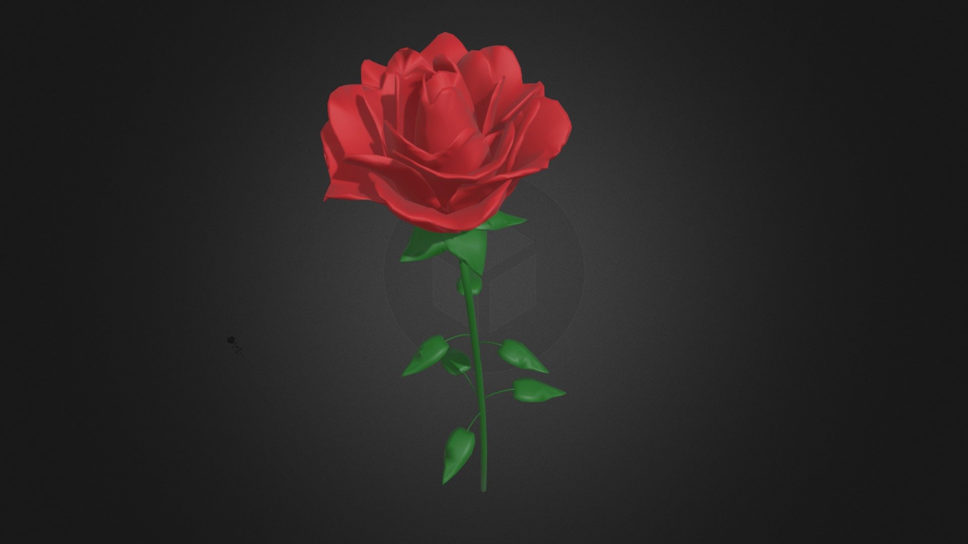 Rose 3d model - Rose - Buy Royalty Free 3D model by 3DDomino 3d model