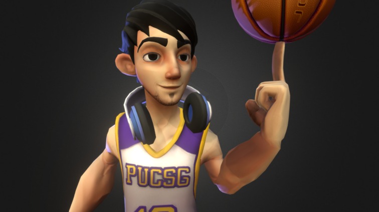 That handpainted model I made as a vacation project, my objective was training sculpt, modelling, texture and facial expression. This is my friend Augusto as a basketball player with a Air Jordan Bel 5, his desired tennis.
Is also on ArtStation: https://www.artstation.com/artwork/GJgo1 - Basketball Player - Gugu - 3D model by yararocha 3d model