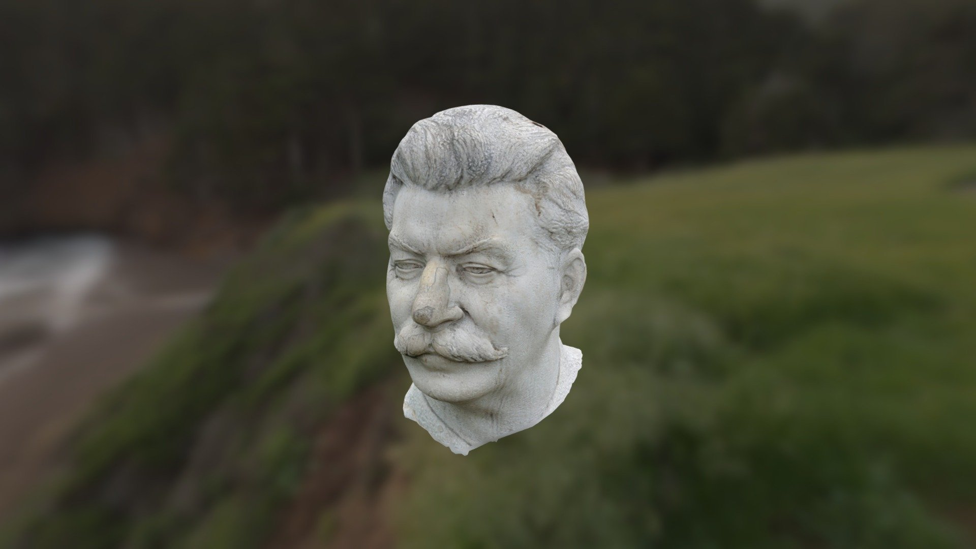 This Stalin sculpture I found in Sculpture park near the new Tretyakov gallery in Moscow and scanned it with 3D Creator software - Stalin sculpture - 3D scanned - Download Free 3D model by vorobevdesign 3d model