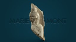 MAR-MRM-B-505-1 egypt, statue, cleopatra, egyptology, mariemont, cleopatre
