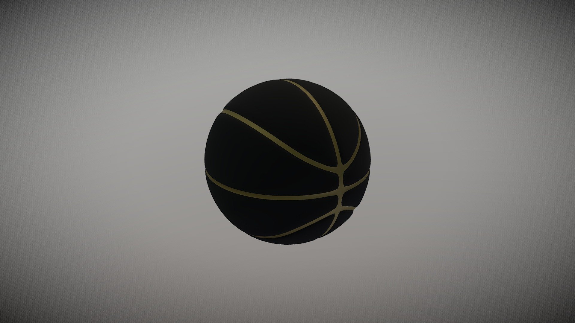 Black Basketball-ball - Download Free 3D model by Umut Calim (@UmutCalim) 3d model