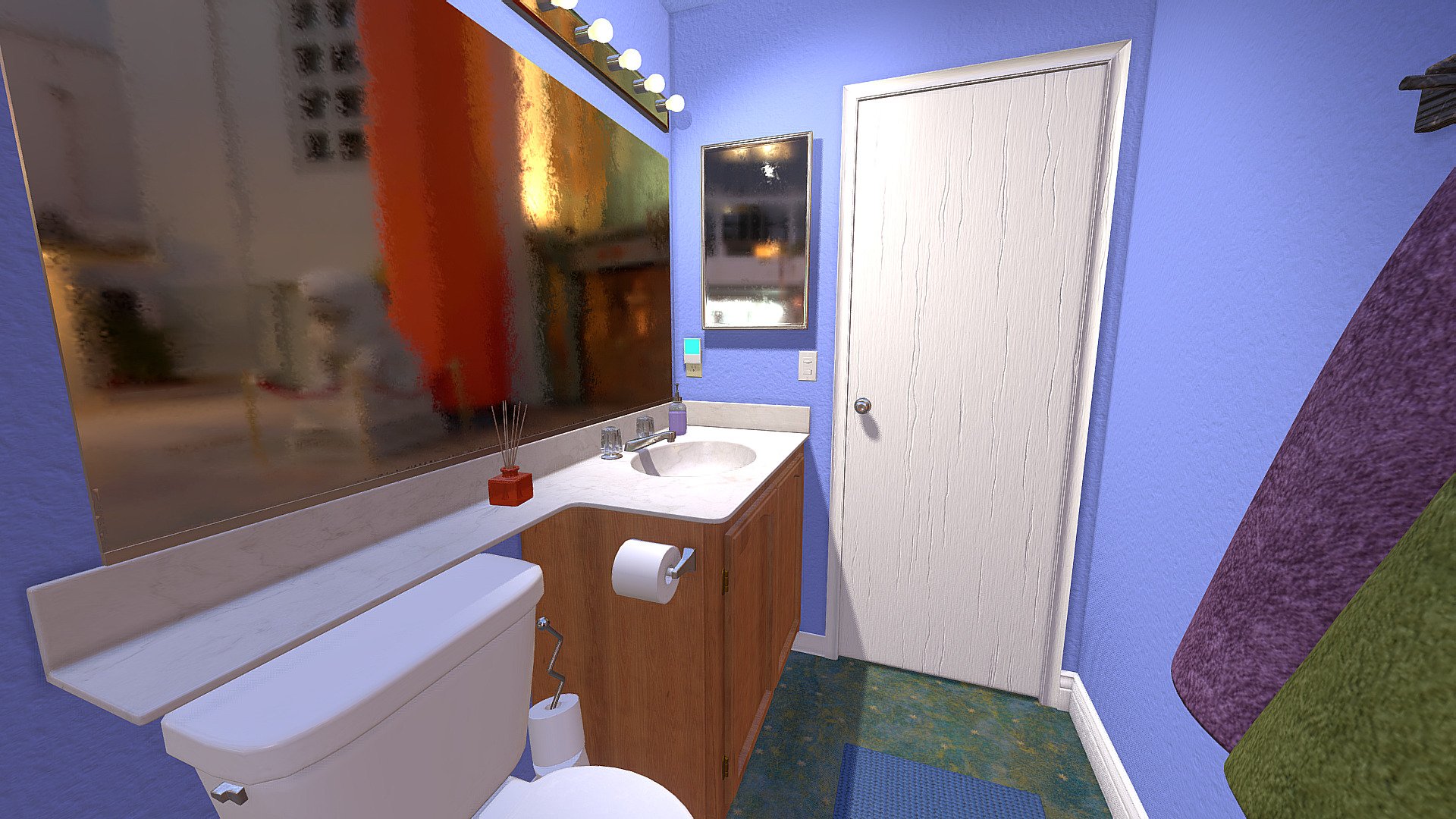 Bathroom - 3D model by HH3D 3d model