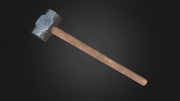 Sledge Hammer hammer, substancepainter, substance