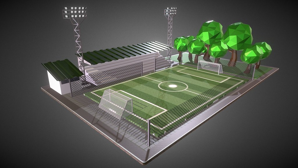Soccer Stadium LPB - 3D model by jdaniel_92 (@jdaniel_gz) 3d model