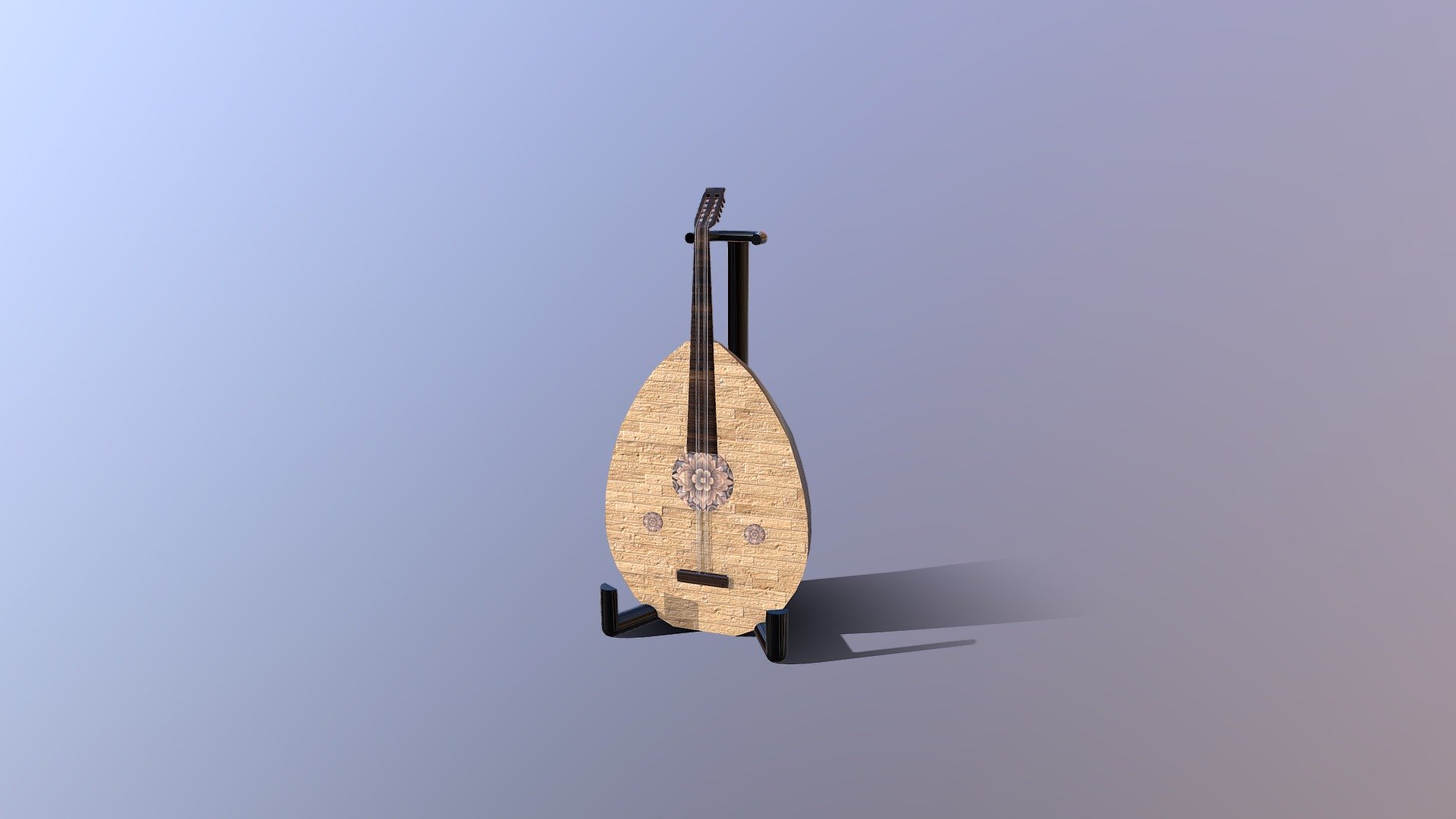 This instrument was originally derived from a Middle Asian oriented Turkic instrument named Kopuz (wide-bodied version) by Arabs. Arabs called it &ldquo;al-oud
