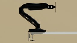 Monitor arm tv, mount, arm, monitor, furniture, workplace, low-poly, blender, pbr, low, poly