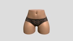 Flower Lace Lingerie clothes, lace, bottoms, underwear, lingerie, seethrough, clothingdesign, character, characterdesign, clothing