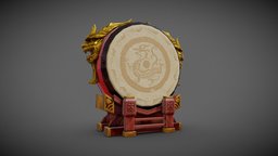 Golden Dragon drum