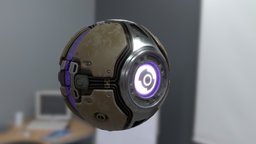 A.I.M.:War Protocol: Mechanoid Orb computer, mechanical, mechanoid, aim, orb, sphere, ai, futuristic, robot