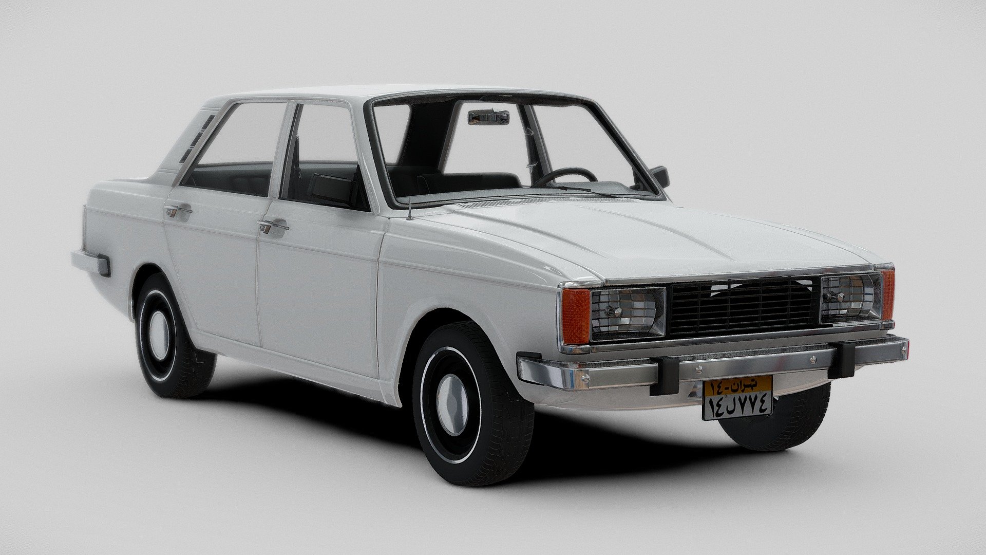 3d car model of peykan (soltan)

The Paykan (Persian: پيکان meaning Arrow), is the first Iranian-made car produced by Iran Khodro between 1967 and 2005. The car, formerly called &ldquo;Iran National