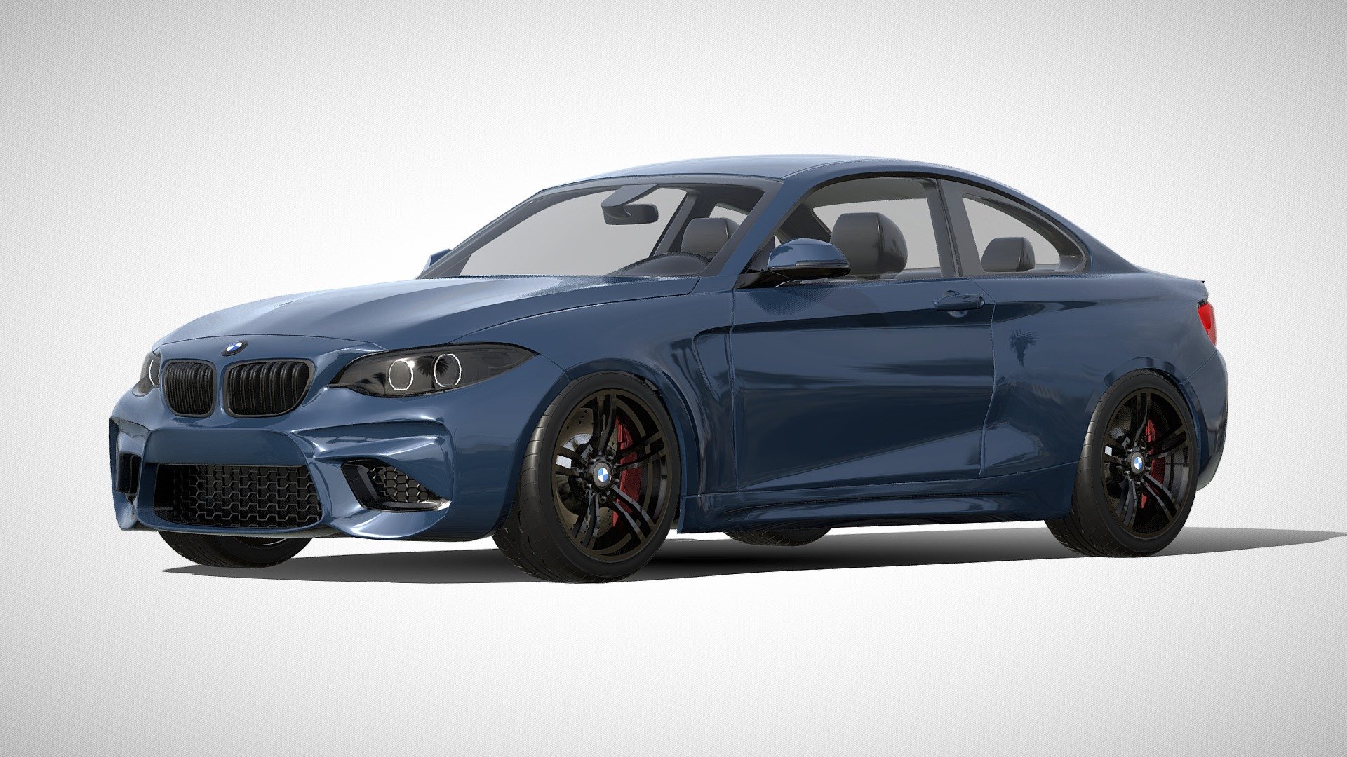 A highly detailed 3D model of the BMW M2 created by HDM Studios team

Textures:
- All textures were included in this file, but you can also use the glb file - it is in this type of file that textures are attached to the model.

About 3D model:


Highly detailed car model.
Animated model (Blend.file)
PBR textures (Key Shot)
Highly detailed interior of the car
Suitable for use in games

Thank you for purchasing our models! - BMW M2 - Buy Royalty Free 3D model by HDM Studios (@HDM.Studios) 3d model