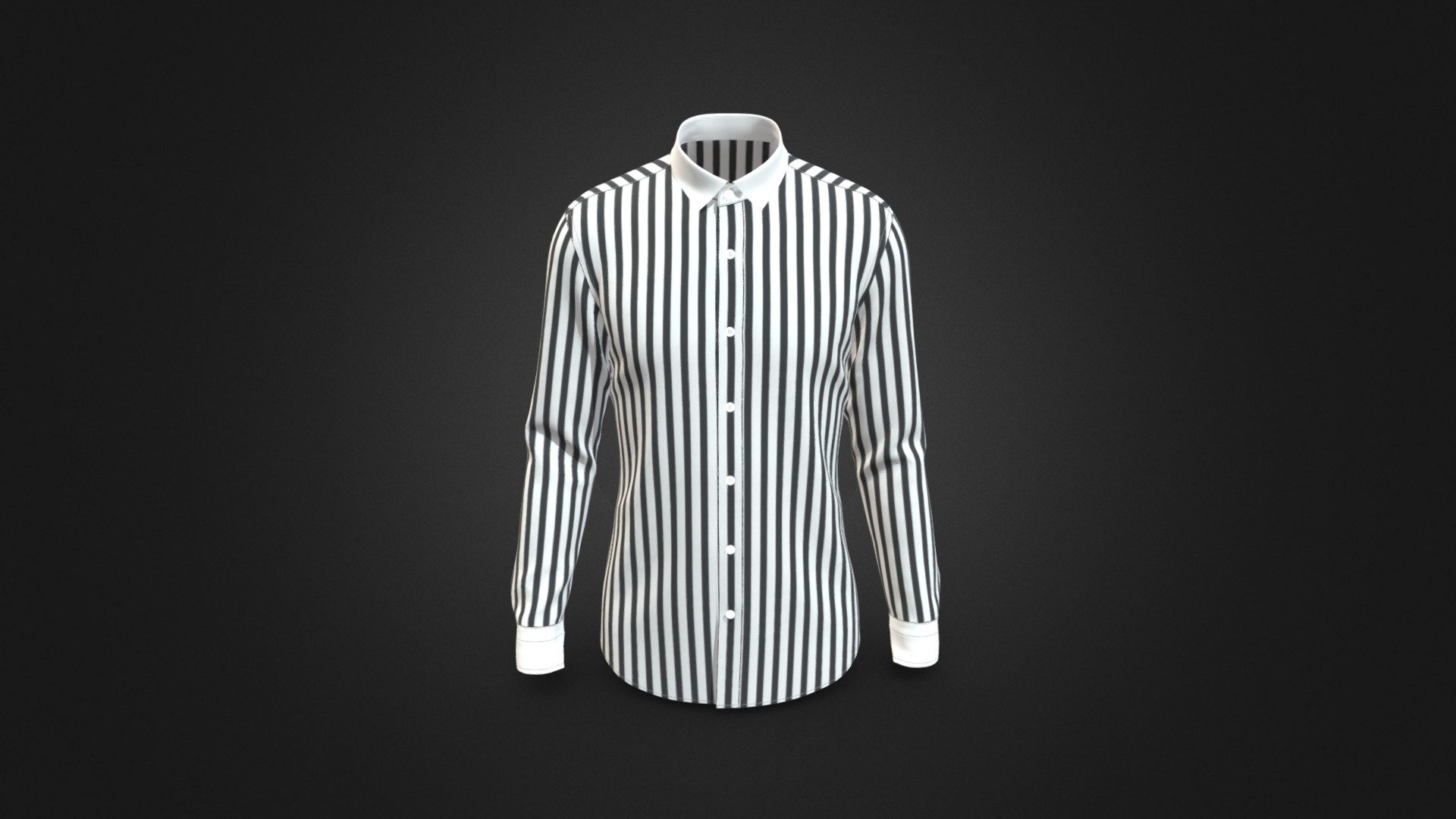 Men's Basic Shirt - Men's Basic Shirt - Buy Royalty Free 3D model by number1d3d 3d model