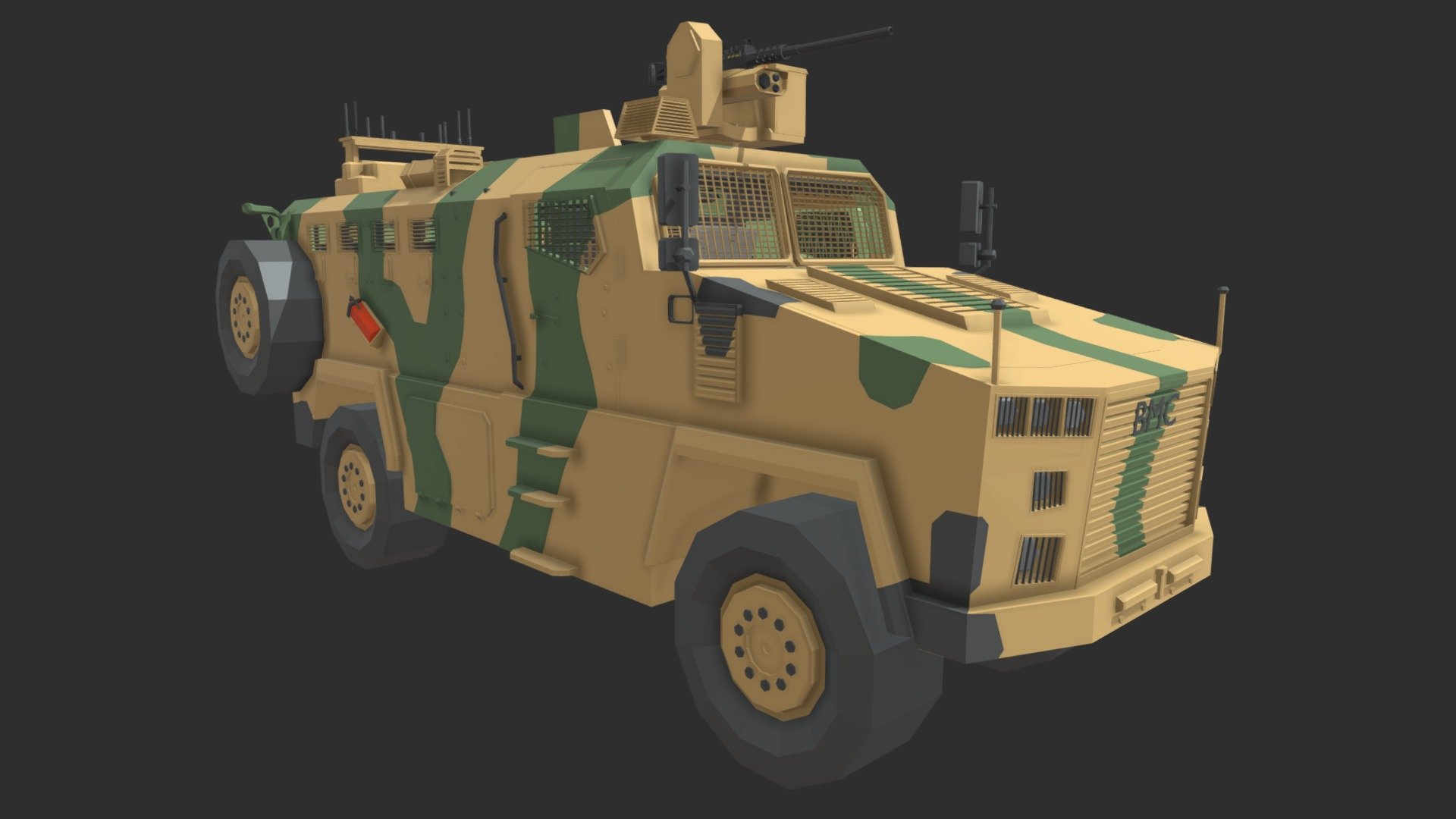 Kirpi 2 is a Turkish made MRAP produced by BMC. It is a succesor to the BMC Kirpi 1 3d model