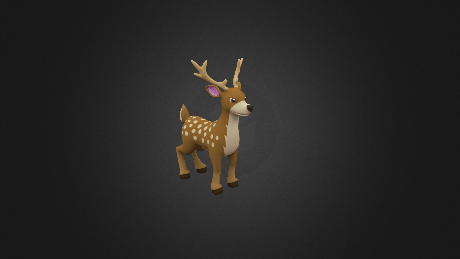 Little Deer on the UnityStore - Little Deer - Buy Royalty Free 3D model by Tom (@tompoon) 3d model