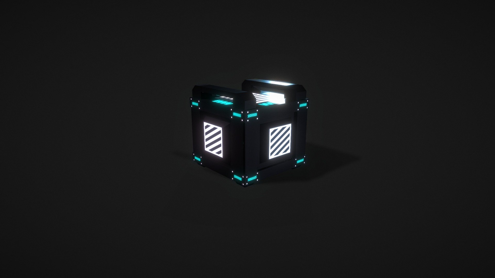 This is a low-poly box created for a little scene I did. 

I used 3D Max and Substance Painter 3d model