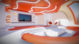 VR Metaverse Spaceship Interior 03