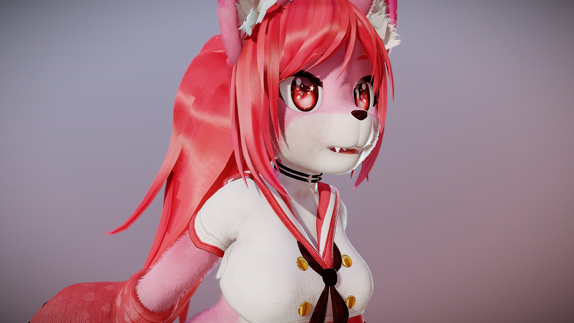 Commissions https://www.furaffinity.net/commissions/hickysnow/ - Linster Fox - 3D model by HickySnow (@Hicky_Snow) 3d model