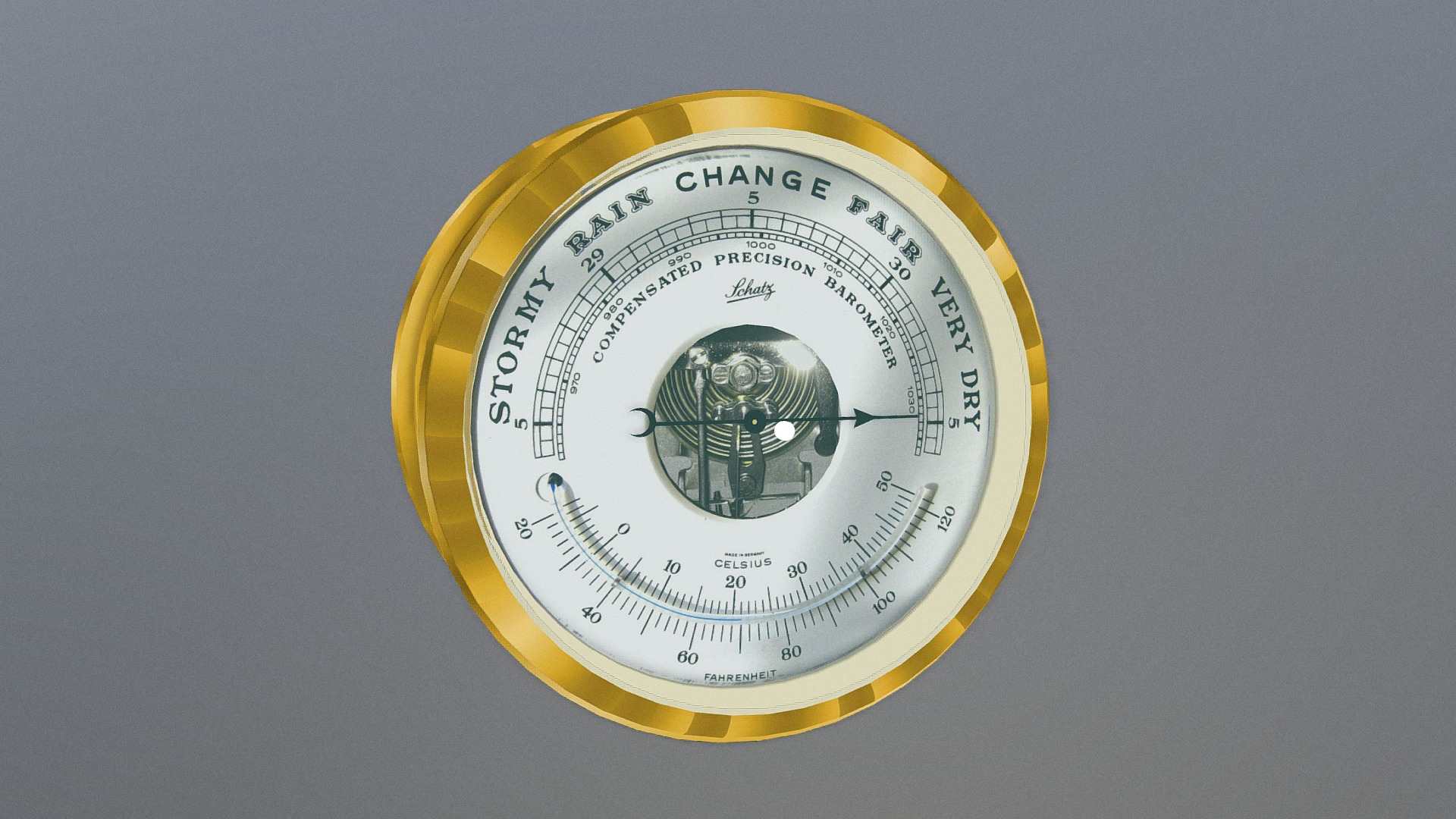 Barometer - 3D model by Vladimir Voronov (@wwwvovovo) 3d model