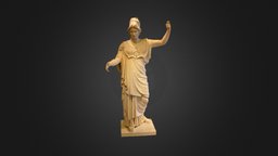 Athena greece, statue, minerva, athena, realitycapture, photogrammetry, 3d, scan