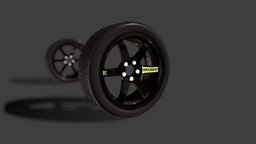 Volk Racing TE37 Rims (w/ Low profile tires)